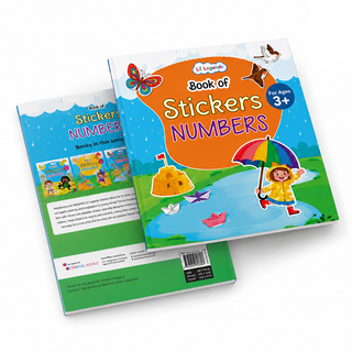 Lil Legends Book Of Stickers Numbers for Age 3+ | Learn 123 and Counting with Fun Sticker Activities | Early Learning Educational Workbook | For Toddlers/Preschoolers/Nursery/LKG