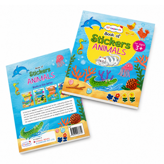 Lil Legends Book Of Stickers Animals for Age 3+ | Learn Animal Names with Fun Sticker Activities | Early Learning Educational Workbook | For Toddlers/Preschoolers/Nursery/LKG