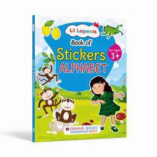 Lil Legends Books of Stickers Numbers and Alphabets | Set of 2 for Kids Age 3+ | Learn ABC and Counting With Fun Activities | Educational Workbook For Toddlers | For Nursery/LKG/UKG