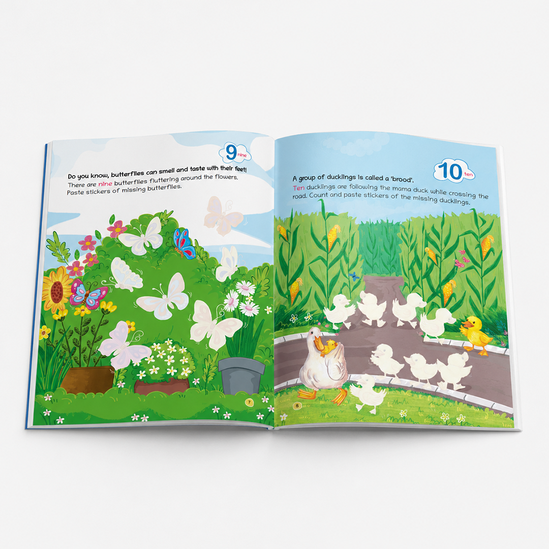 Lil Legends Book Of Stickers Numbers for Age 3+ | Learn 123 and Counting with Fun Sticker Activities | Early Learning Educational Workbook | For Toddlers/Preschoolers/Nursery/LKG