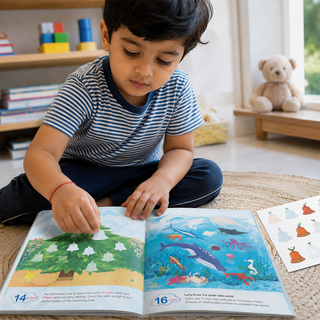 Lil Legends Book Of Stickers Numbers for Age 3+ | Learn 123 and Counting with Fun Sticker Activities | Early Learning Educational Workbook | For Toddlers/Preschoolers/Nursery/LKG