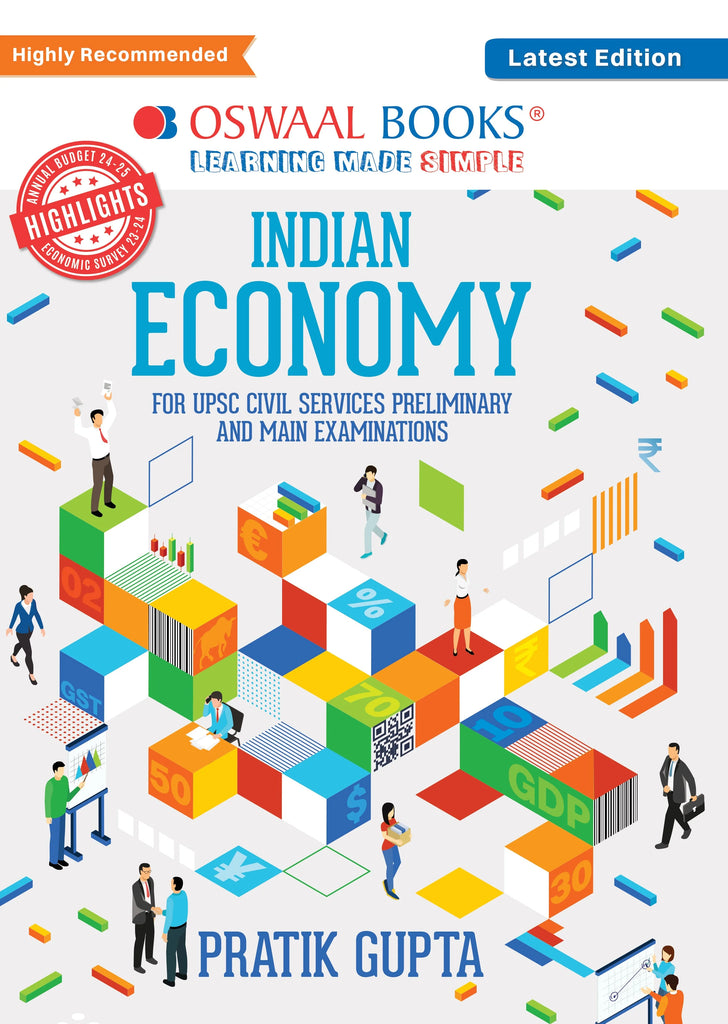 Indian Economy for UPSC civil services preliminary and main examinations by Pratik Gupta Oswaal Books and Learning Private Limited