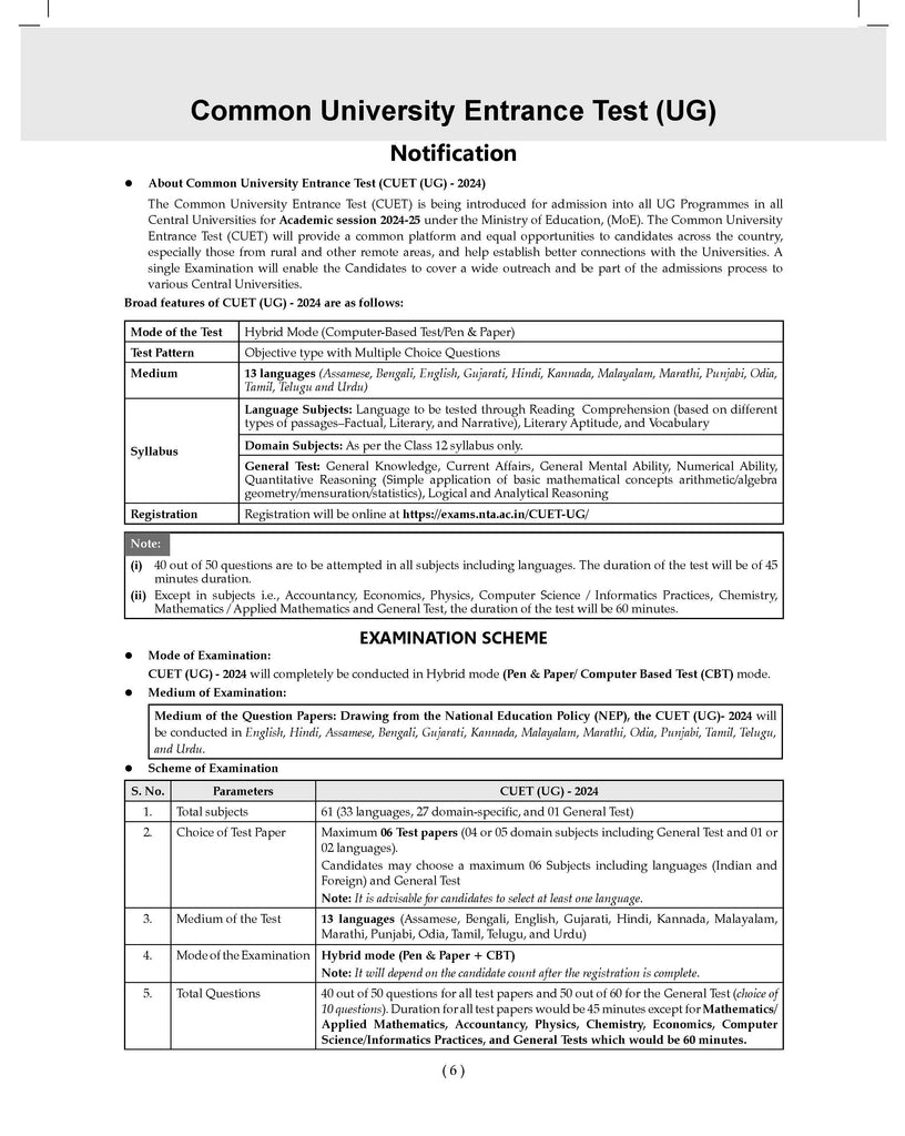 NTA CUET (UG) 5 Mock Test Papers Computer Science/Informatics Practices (For 2025 Exam) Oswaal Books and Learning Private Limited