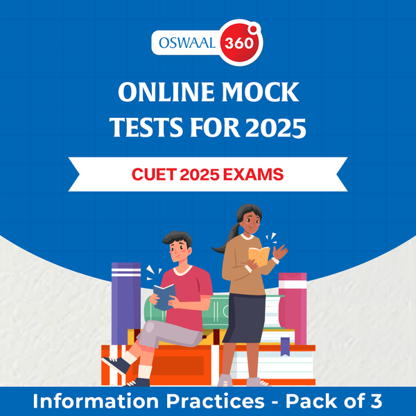 Oswaal CUET - Information Practices - Exclusive Online Mock Tests For 2025 Exams - Pack of 3