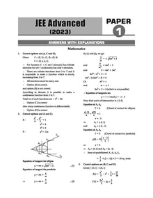 JEE Advance 10 Mock Test Papers (Paper-1 & Paper-2) Physics, Chemistry, Mathematics | For 2024 Exam