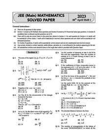 JEE Main Mathematics Chapterwise & Topicwise Solved Papers | For 2024 Exams