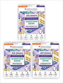 JEE Main Chapterwise & Topicwise Solved Papers | Physics, Chemistry & Mathematics (Set of 3 Books) | For 2024 Exam