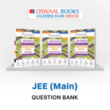 JEE Main Question Bank | Chapter-wise & Topic-wise Solved Papers (2019-2024) | Physics | Chemistry & Mathematics (Set Of 3 Books) For 2025 Exam Oswaal Books and Learning Pvt Ltd