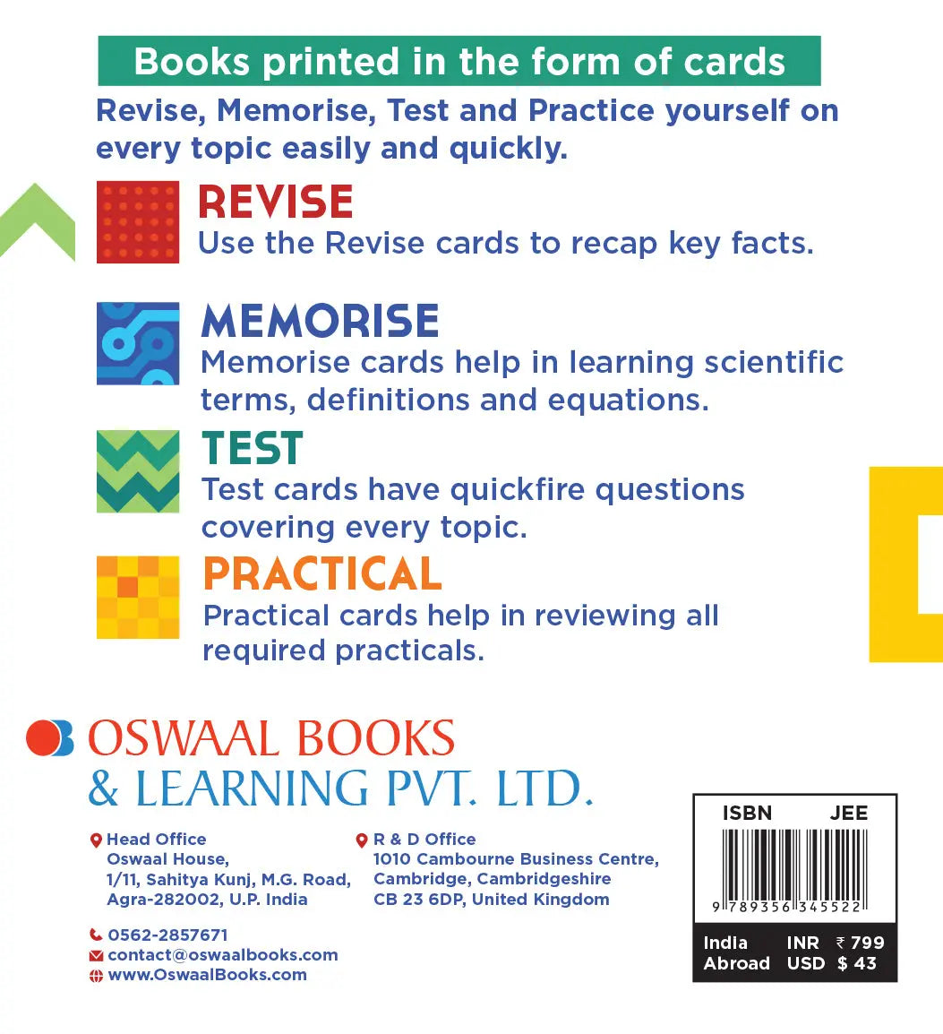 RMT FLASHCARDS JEE Main Physics Part-1 (For 2023 Exam) 