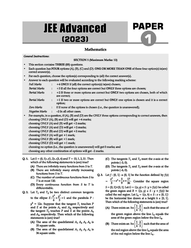 JEE Advance Previous Year Question Papers | 22 Years Solved Papers (2002-2023) | Mathematics | For 2024 Exam