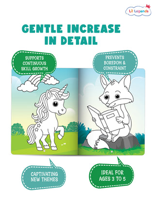 Motor Skill Refinement Colouring Book (Vol 3) | Oswaal