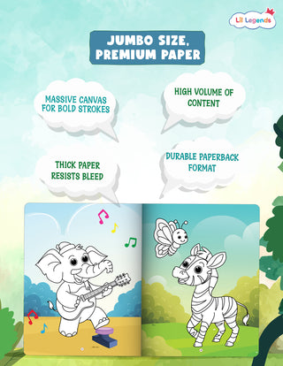 Motor Skill Refinement Colouring Book (Vol 3) | Oswaal