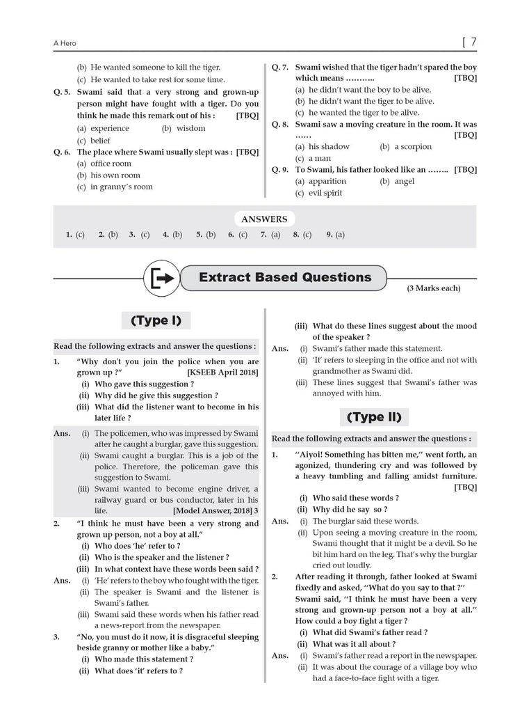 Karnataka SSLC Question Bank Class 10 English Language | For 2024 Board Exams