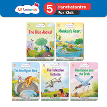 Timeless Panchtantra Stories for Kids 2+ | Short Bedtime Stories with Colorful Illustrations | Set of 5 Books | Lil Legends by Oswaal Books