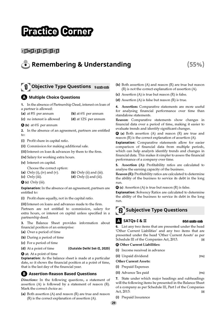 Last Minute Preparation in 45 days for CBSE Class-12 Commerce (For 2025 Exam) Oswaal Books and Learning Private Limited