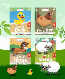 Lil Legend Gift Set: Know Me Series Boxset of 8 Fascinating Pet & Farm Animal Books for Kids | Featuring Sheep, Horse, Hen, Duck, Rabbit, Dog, Cow, Cat | Ideal for Ages 2+ Years Oswaal Books and Learning Private Limited