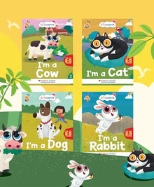 Lil Legend Gift Set: Know Me Series Boxset of 8 Fascinating Pet & Farm Animal Books for Kids | Featuring Sheep, Horse, Hen, Duck, Rabbit, Dog, Cow, Cat | Ideal for Ages 2+ Years Oswaal Books and Learning Private Limited