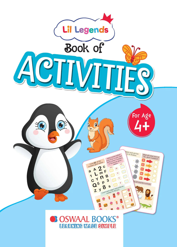 Oswaal Lil Legends Book of Activities For kids, Age 4+