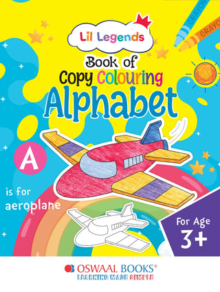 Lil Legends Book of Copy Colouring, To Learn About English Alphabet ...