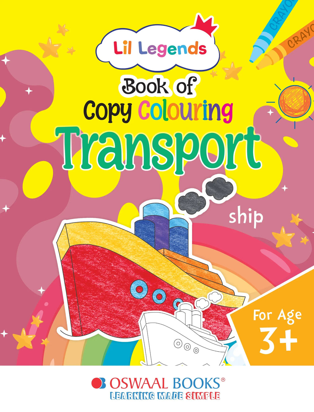 Lil Legends Book Of Copy Colouring For Kids, To Learn About Means Of ...