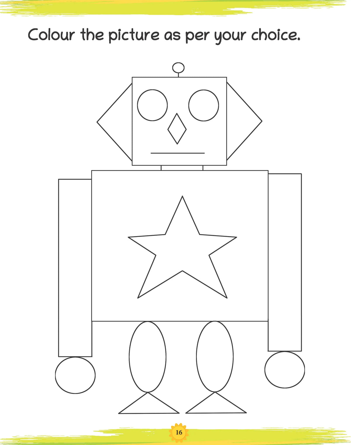 Lil Legends Book of Copy Colouring for kids,To Learn About Shapes, Age 3 +