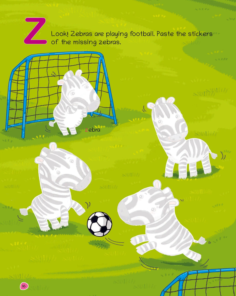 Lil Legends Book Of Stickers For Kids, Age 3+, To Learn About English ...
