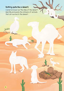 Lil Legends Book of Stickers For Kids, Age 3+, To learn about Animals
