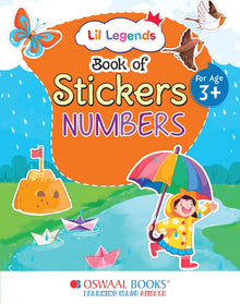 Lil Legends Stickers Book for Kids to Learn about Numbers | 2 to 3 Year Old |