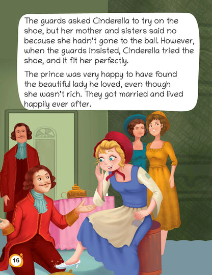 Lil Legends Fairy Tales- Cinderella, For Kids/Illustrated Story Book/Bed Time Story Book, Age 2-5 Years - Oswaal Books