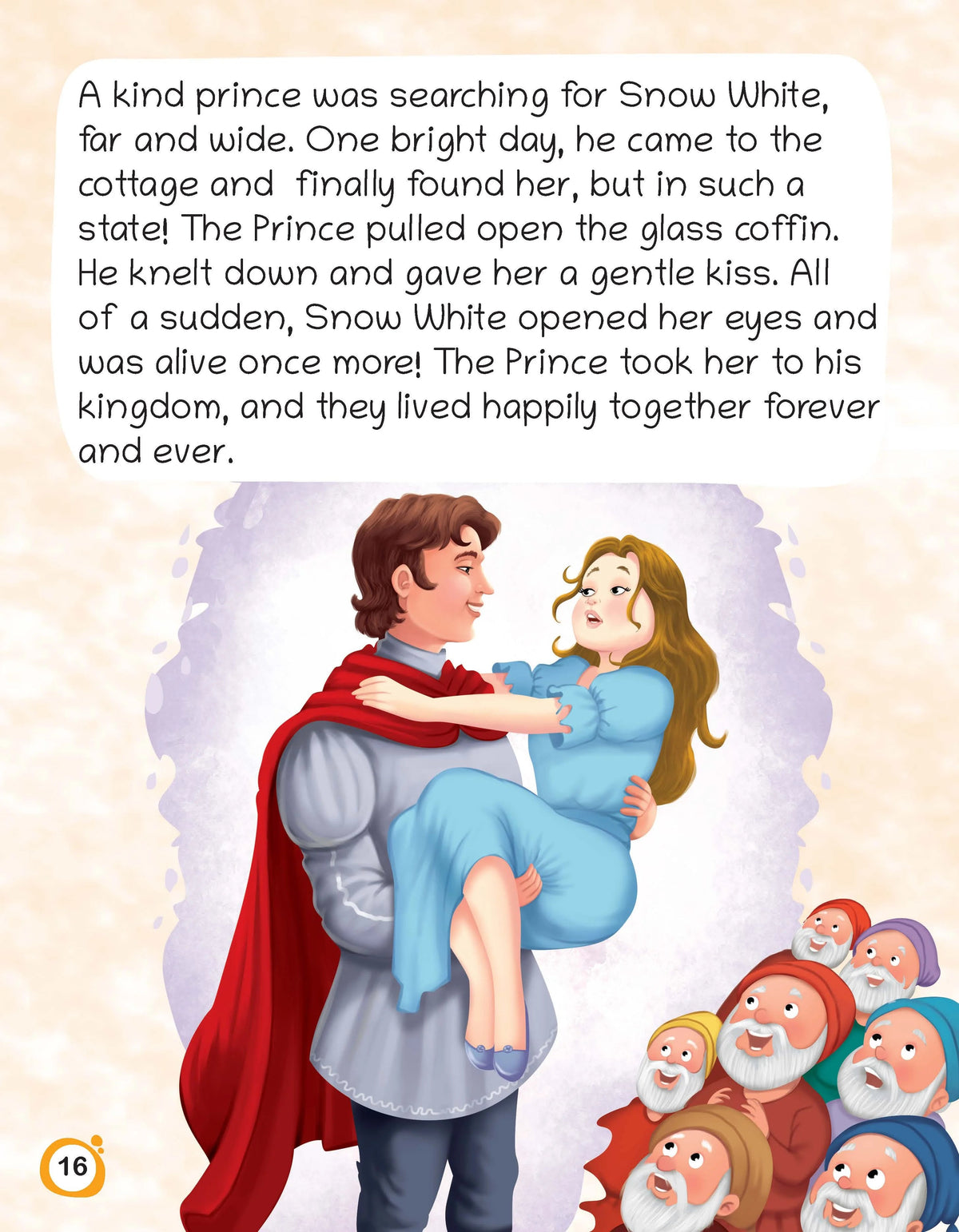 Lil Legends Fairy Tales- Snow White & the Seven Dwarfs, For Kids/Illustrated Story Book/Bed Time Story Book, Age 2-5 Years - Oswaal Books