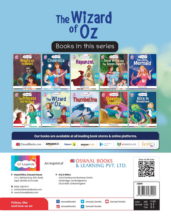 Lil Legends Fairy Tales- The Wizard Of Oz, For Kids, Age 2-5 Years ...