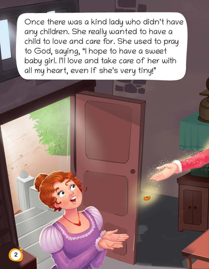 Lil Legends Fairy Tales- Thumbelina, For Kids/ Illustrated Story Book/ Bed Time Story Book,  Age 2-5 Years - Oswaal Books