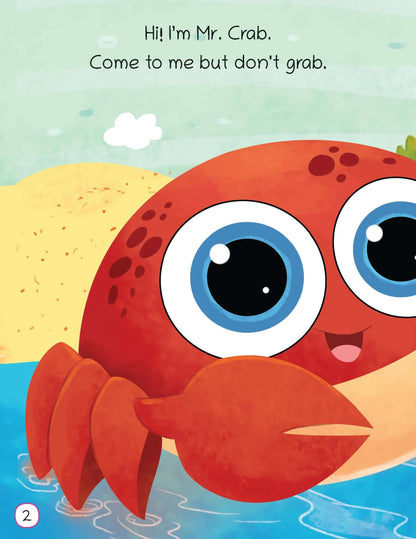 Lil Legends Know me Series, I am a Crab/Fascinating Animal Book- Sea Animal, Exciting Illustrated Book for kids, Age 2+ - Oswaal Books