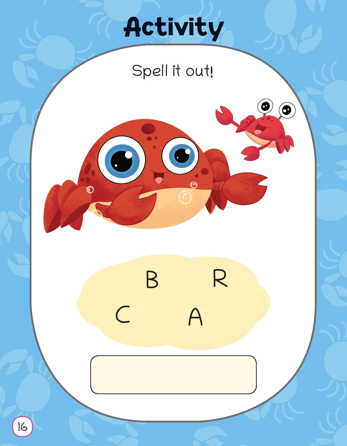 Lil Legends Know me Series, I am a Crab/Fascinating Animal Book- Sea Animal, Exciting Illustrated Book for kids, Age 2+ - Oswaal Books