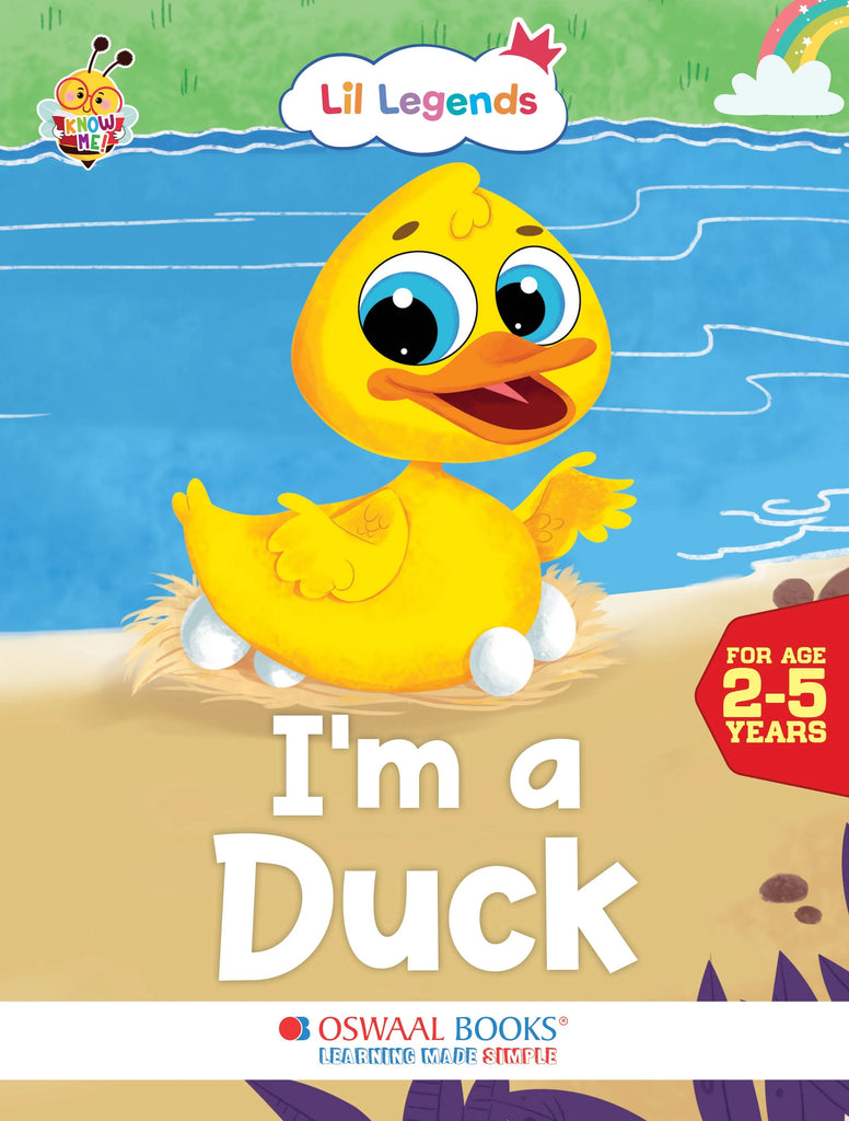 Lil Legends Fascinating Animal Book , DUCK - A Farm Animal, Exciting Illustrated Book for kids, Age 2+ Oswaal Books and Learning Private Limited