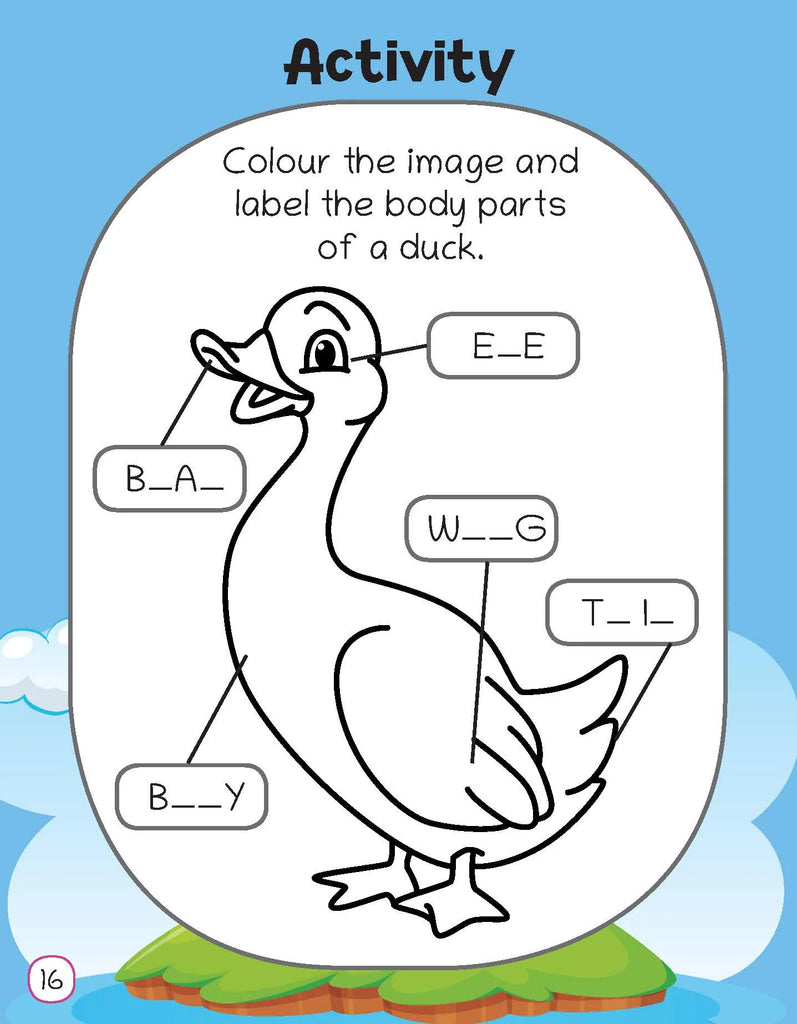 Lil Legends Fascinating Animal Book , DUCK - A Farm Animal, Exciting Illustrated Book for kids, Age 2+ Oswaal Books and Learning Private Limited