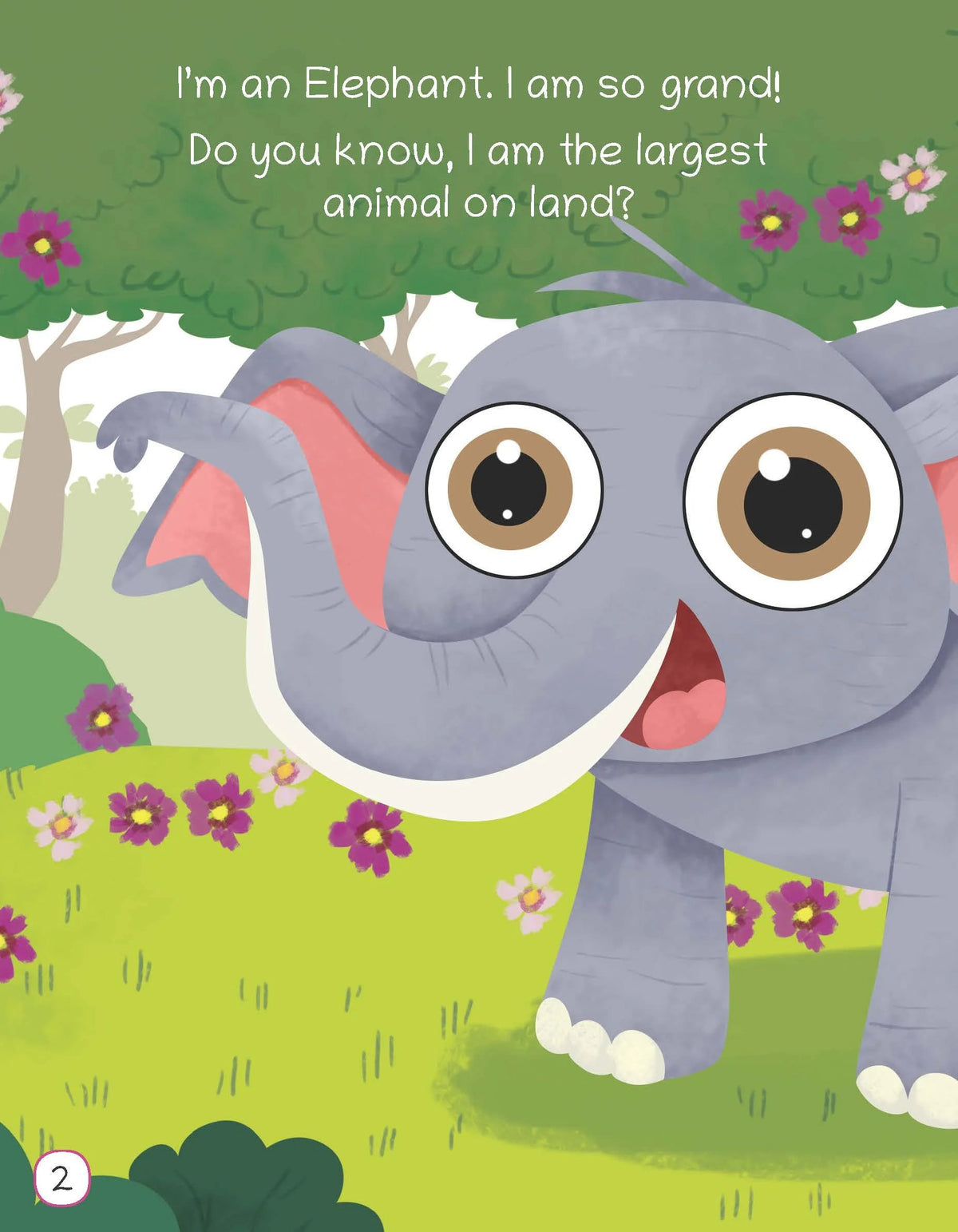 Lil Legends Know me Series, I am an Elephant/Fascinating Animal Book- Wild Animal, Exciting Illustrated Book for kids, Age 2+ - Oswaal Books