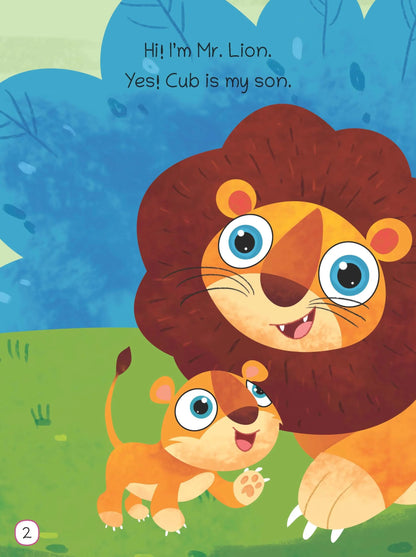 Lil Legends Know me Series, I am a Lion /Fascinating Animal Book-  Wild Animal, Exciting Illustrated Book for kids, Age 2+ - Oswaal Books