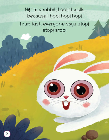 Lil Legends Know me Series, I am a Rabbit/ Fascinating Animal Book-  Pet Animal, Exciting Illustrated Book for kids, Age 2+ - Oswaal Books