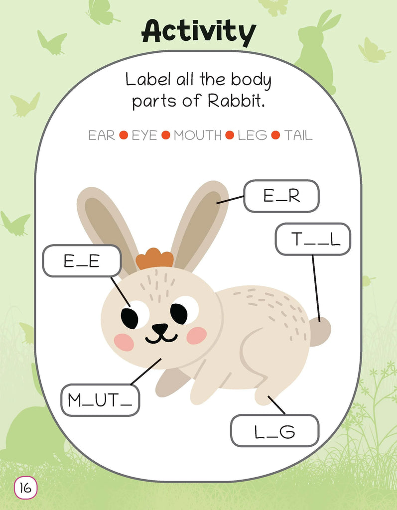 Lil Legends Fascinating Animal Book , RABBIT- A Pet Animal, Exciting Illustrated Book for kids, Age 2+ Oswaal Books and Learning Private Limited