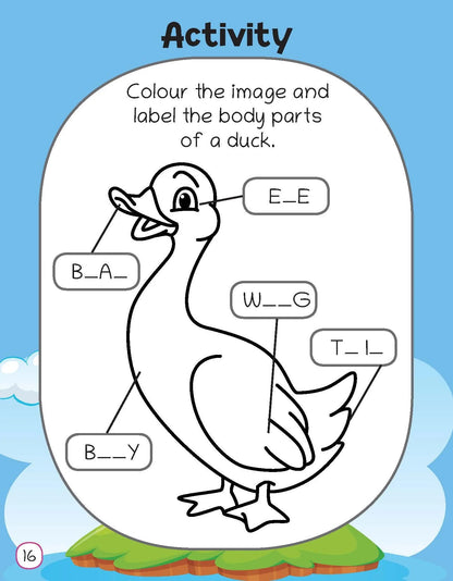 Lil Legends Know me Series, Fascinating Farm & Wild Animal Books (DUCK, HEN, HORSE, SHEEP, ELEPHANT, LION, MONKEY and WOLF) (Set of 08 Books) Exciting Illustrated Books for kids, Age 2+ - Oswaal Books