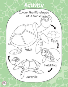 Lil Legends Fascinating Sea Animal Books- CRAB, OCTOPUS, TURTLE and WHALE (Set of 4 Books) Exciting Illustrated Books for kids, Age 2+ Oswaal Books and Learning Private Limited