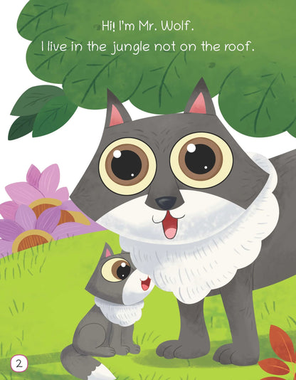 Lil Legends Know me Series, Fascinating Wild Animal Books- I am an ELEPHANT, I am a LION, I am a MONKEY and I am a WOLF (Set of 4 Books) Exciting Illustrated Books for kids, Age 2+ - Oswaal Books