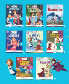 Lil Legends Gift Set: Fairy Tales Boxset of 10 Books for Kids Ages 2 to 5 Years | Featuring Cinderella, Thumbelina, The Wizard of Oz, Little Mermaid, Alice in Wonderland, Snow White & More Oswaal Books and Learning Private Limited