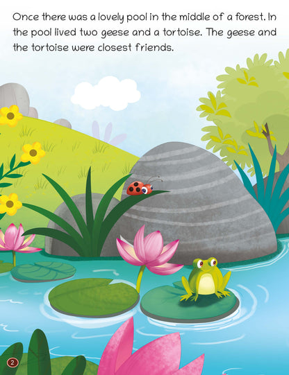 Short Illustrated Panchtantra Stories for Kids 2+ | The Talkative Tortoise | Lil Legends by Oswaal Books - Oswaal Books