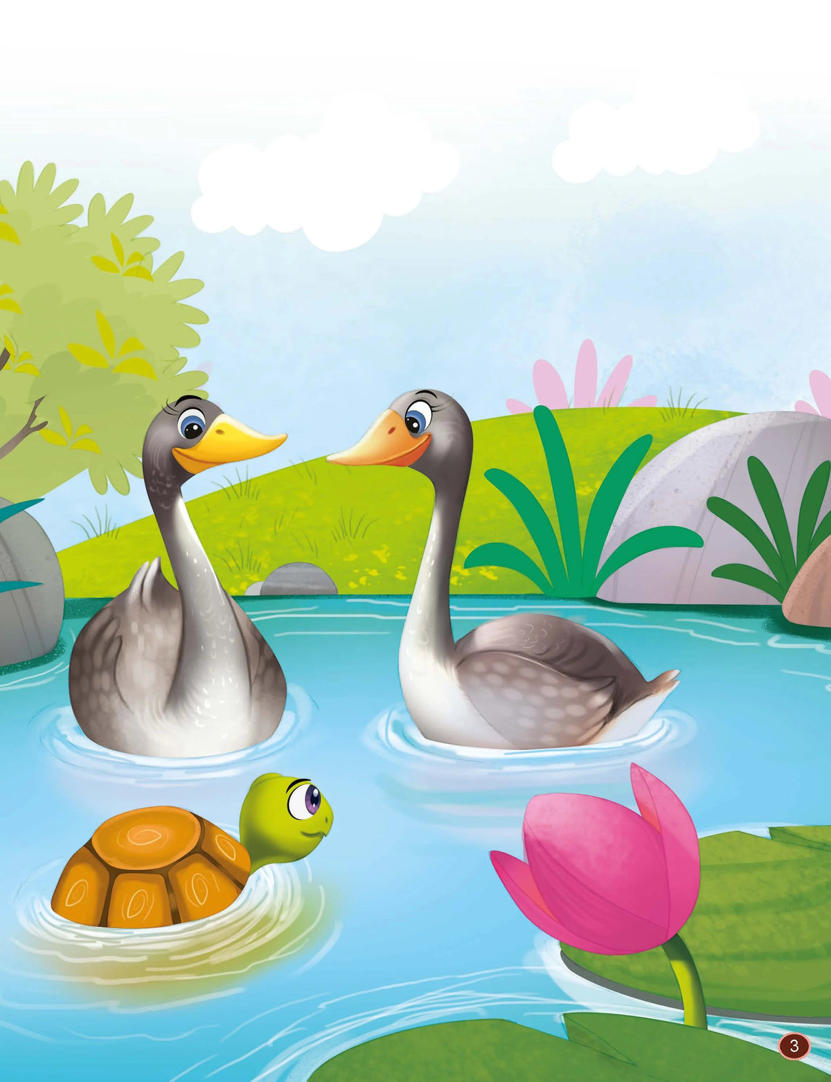 Short Illustrated Panchtantra Stories for Kids 2+ | The Talkative Tortoise | Lil Legends by Oswaal Books - Oswaal Books