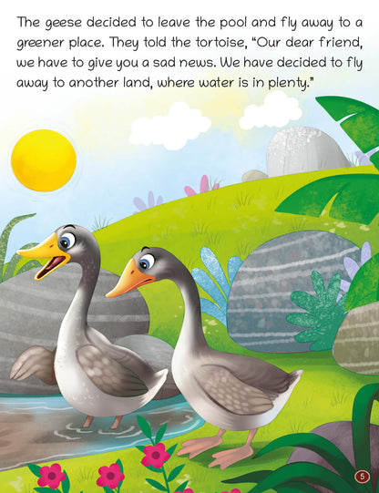 Short Illustrated Panchtantra Stories for Kids 2+ | The Talkative Tortoise | Lil Legends by Oswaal Books - Oswaal Books