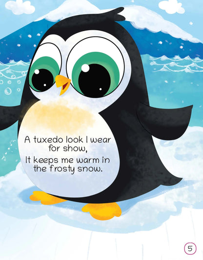 Lil Legends Know Me Series - Birds | I am a Penguin | Fascinating Bird Book | Exciting Illustrated Book | For kids |  Age 2+ Years - Oswaal Books