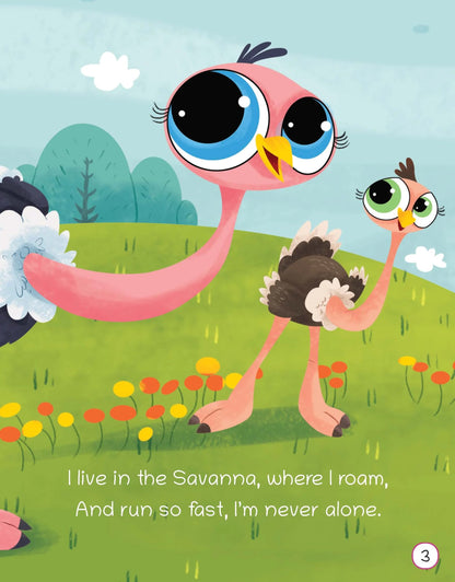 Lil Legends Know Me Series - Birds | Set of 8 Books | I am an Eagle | I am a Kingfisher | I am an Ostrich | I am an Owl | I am a Parrot | I am a Peacock | I am a Penguin | I am a Pigeon | Fascinating Bird Books | For Kids | Age 2+ Years - Oswaal Books