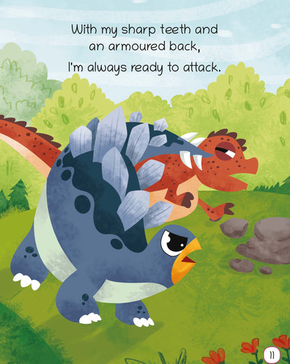 Lil Legends Know Me Series - Dinosaurs | I am a Stegosaurus | Fascinating Animal Book | Exciting Illustrated Book | For kids |  Age 2+ Years - Oswaal Books
